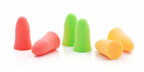 use of earplugs against background music in casinos