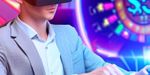 casino player using virtual reality technology